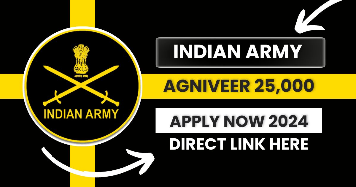 Indian Army Agniveer Recruitment 2024 [25,000+ Posts], Rally Schedule